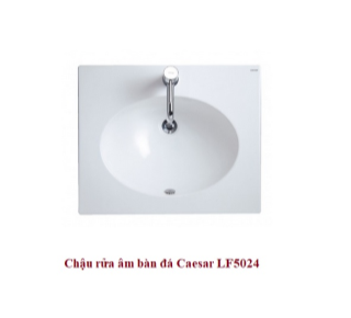 Chậu rửa mặt âm bàn Caesar LF5024