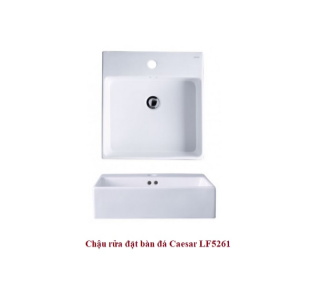 Chậu rửa mặt dương bàn CAESAR LF5261