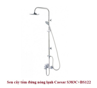 Sen tắm đứng nóng lạnh Caesar S383C + BS122