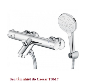 Sen tắm nóng lạnh cố định nhiệt CAESAR TS617