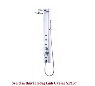 Sen tắm thuyền inox nóng lạnh Caesar SP137