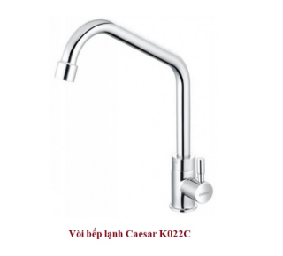 Vòi bếp gắn chậu 1 đường lạnh CAESAR K022C