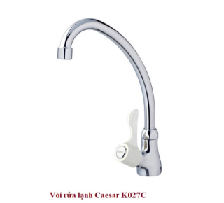 Vòi bếp gắn chậu 1 đường lạnh CAESAR K027C