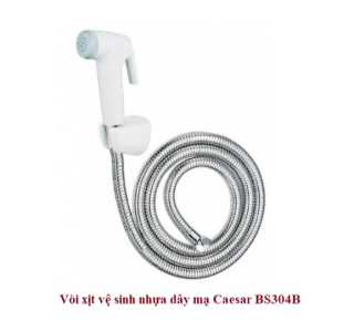 Vòi xịt vệ sinh dây xịt mạ CAESAR BS304B