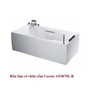 Bồn tắm có chân yếm CAESAR AT0870L/R