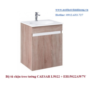Bộ tủ treo + chậu rửa Caesar L5022 + EH15022AW7V