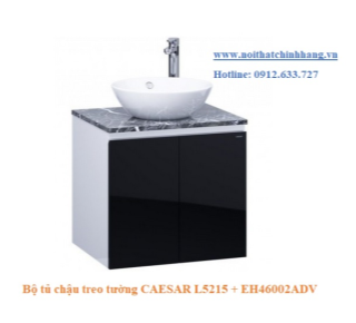 Bộ tủ treo tường + chậu rửa Caesar L5215 + EH46002ADV