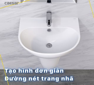 Chậu Rửa Lavabo Treo Tường CAESAR L2150 mẫu mới 2025