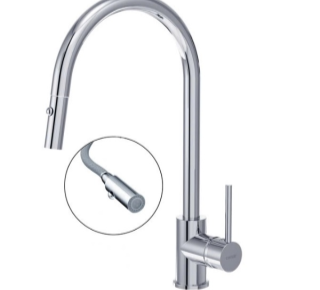 Vòi rửa bát rút dây 1 đường nước lạnh Caesar K079C Cam kết chính hãng